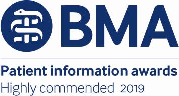 BMA Patient Information Awards Highly Commended 2019